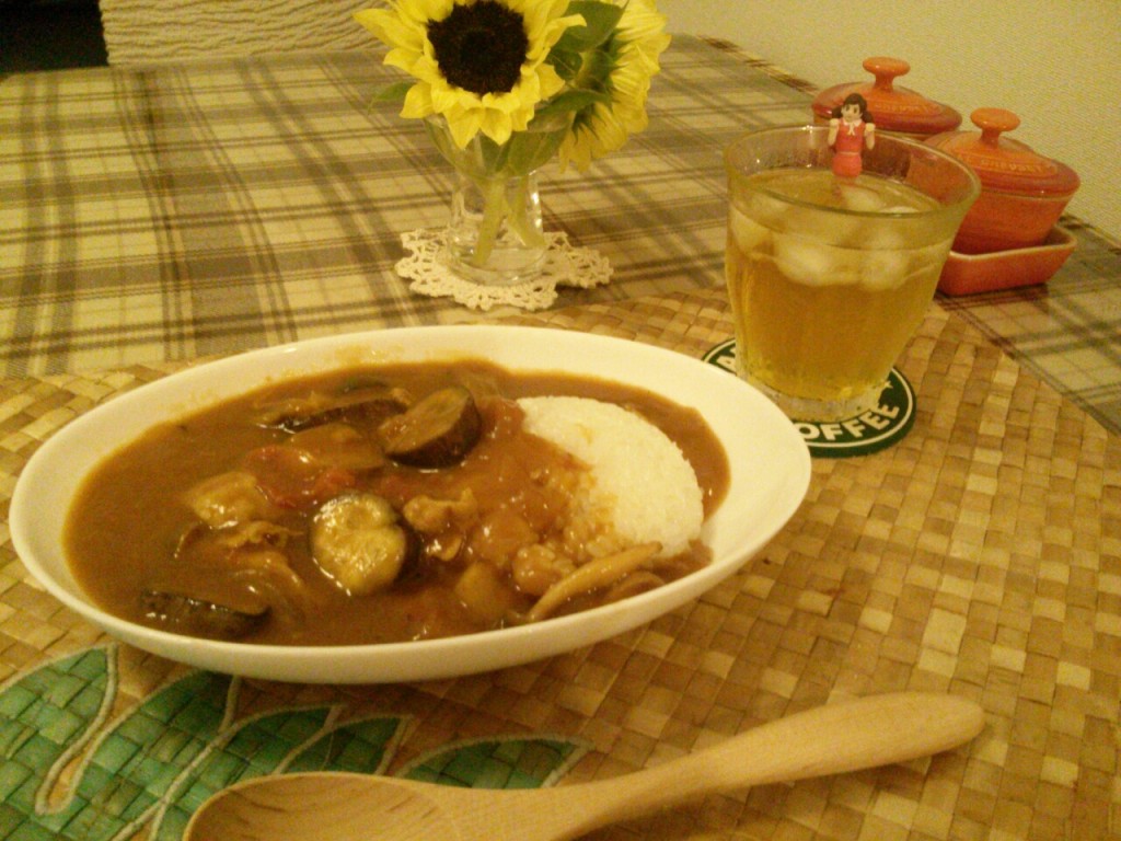 夏カレー　ｗｉｔｈ　フチ子