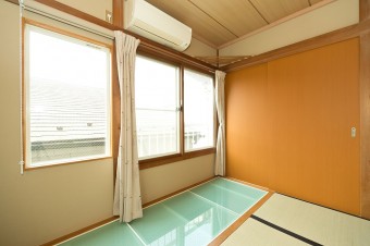 狭小住宅への採光とペットとの共生　東京都　和室施工後