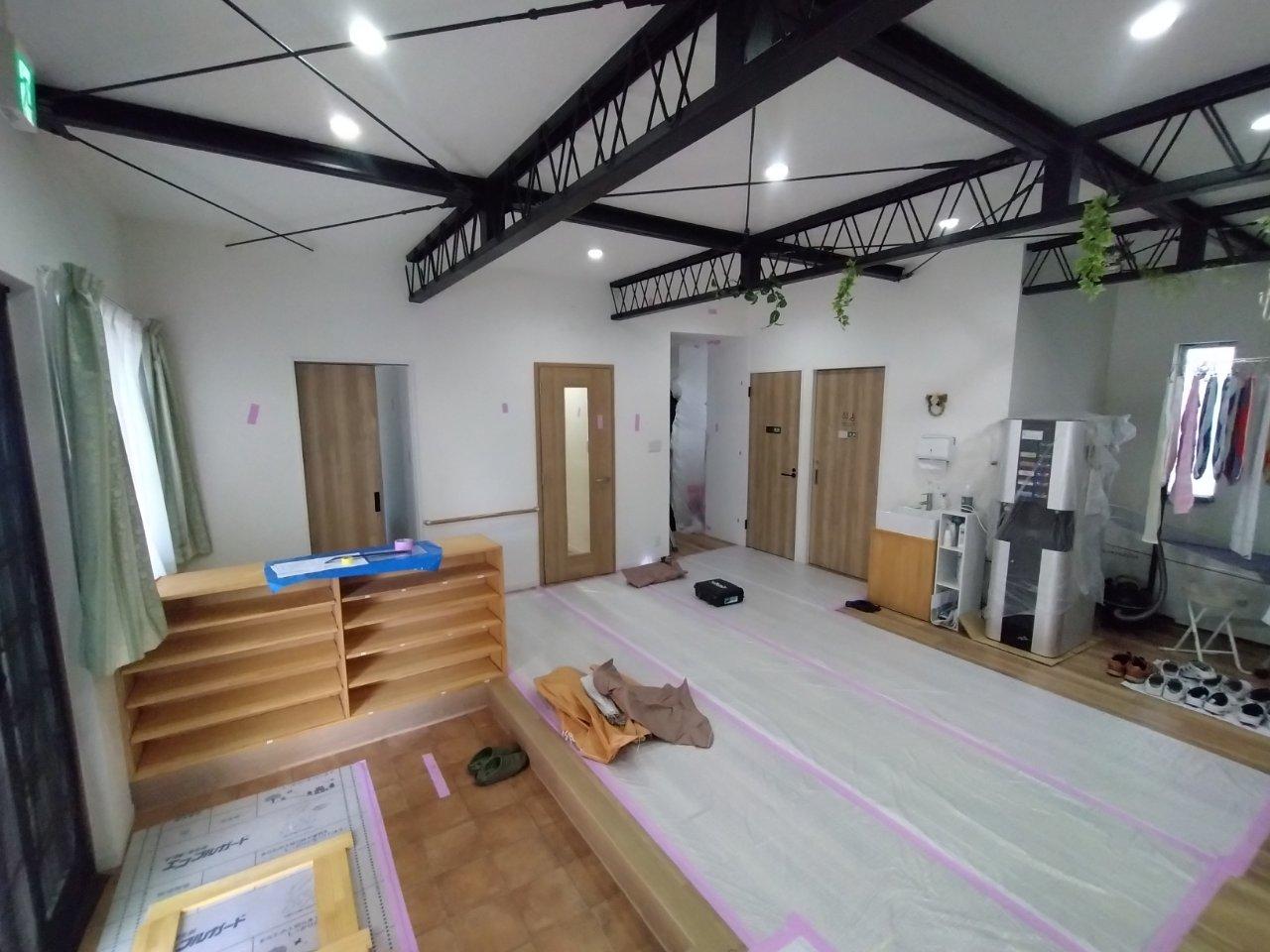 介護サービスメインルームの拡張工事　進行中