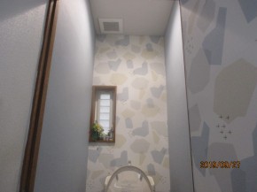 ムーミンの壁紙で可愛いトイレ空間 市川市 船橋市 市川市のリフォームならコモドホーム