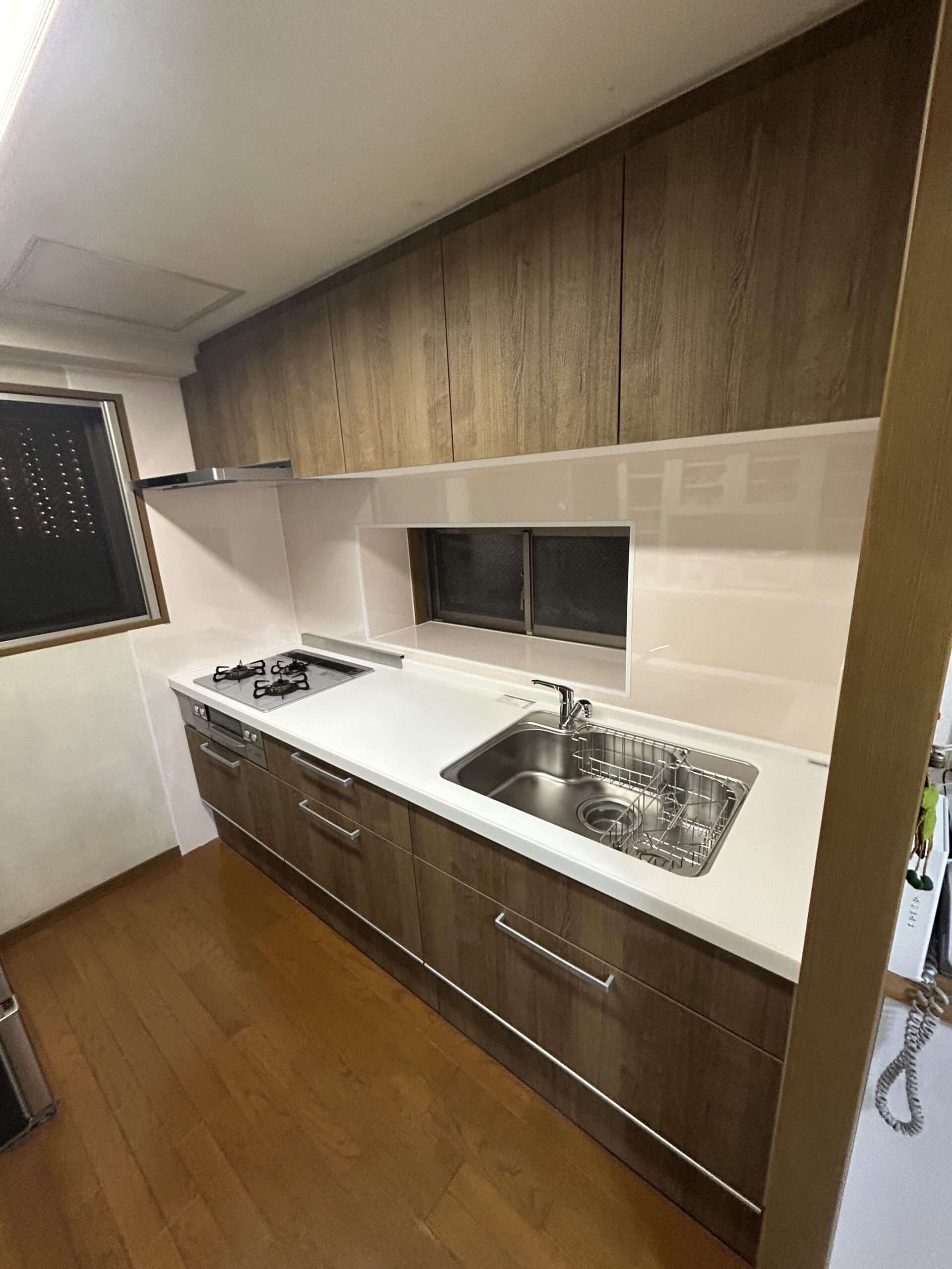 高性能：洗エールレンジフードキッチンへリフォーム